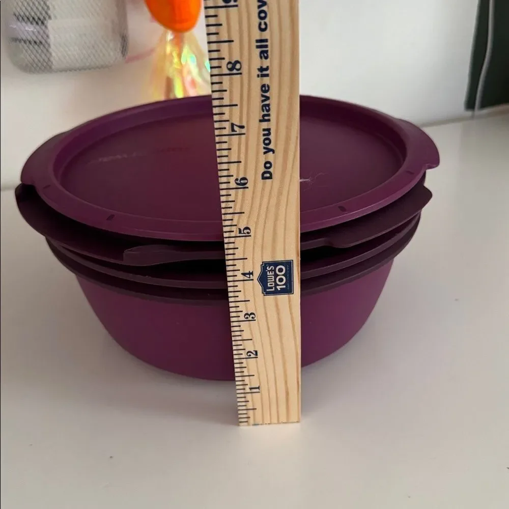 Tupperware Purple 4 Piece Smart Steamer EUC
